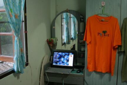 現在の画像に代替テキストがありません。ファイル名: タイで田舎暮らし（３０）部屋からの眺望3.jpg